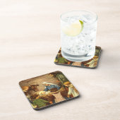 Weihnachten, Religiöse Geburt w Baby Jesus Getränkeuntersetzer (Rechte Seite)