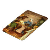 Weihnachten, Religiöse Geburt w Baby Jesus Magnet (Linke Seite)