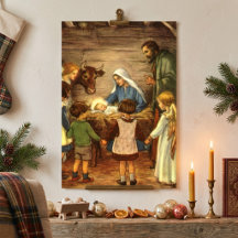 Weihnachten, Religiöse Geburt w Baby Jesus