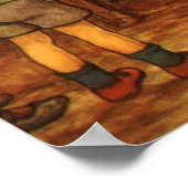 Weihnachten, Religiöse Geburt w Baby Jesus Poster (Ecke)