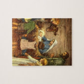 Weihnachten, Religiöse Geburt w Baby Jesus Puzzle (Horizontal)