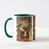 Weihnachten, Religiöse Geburt w Baby Jesus Tasse (Links)