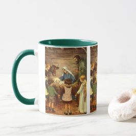 Weihnachten, Religiöse Geburt w Baby Jesus Tasse
