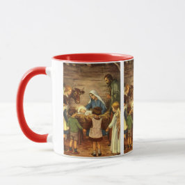 Weihnachten, Religiöse Geburt w Baby Jesus Tasse