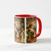 Weihnachten, Religiöse Geburt w Baby Jesus Tasse (VorderseiteRechts)