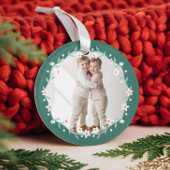 Weihnachten Religiöse Krippe Foto Keepake Ornament