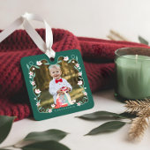 Weihnachten Religiöse Krippe Foto Keepake Ornament Aus Metall