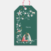 Weihnachten Religiöse Krippe Star von Bethlehem Geschenkanhänger (Vorderseite)