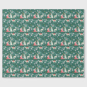 Weihnachten Religiöse Krippe Star von Bethlehem Geschenkpapier (Flach)