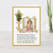 Weihnachten Religiöse St. Andrew Novena Baby Jesus (Vorderseite)