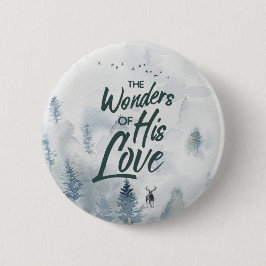 Weihnachten Religiöse Wunder seiner Liebe Segnunge Button