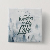 Weihnachten Religiöse Wunder seiner Liebe Segnunge Button (Vorderseite)