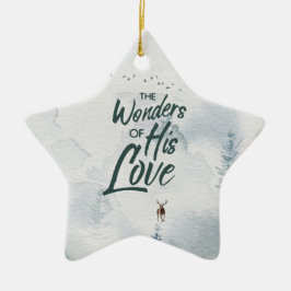 Weihnachten Religiöse Wunder seiner Liebe Segnunge Keramik Ornament