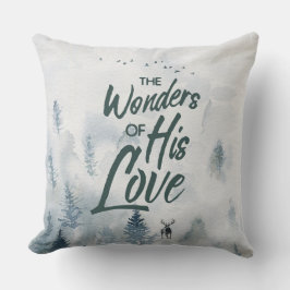 Weihnachten Religiöse Wunder seiner Liebe Segnunge Kissen