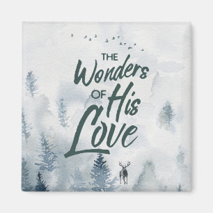 Weihnachten Religiöse Wunder seiner Liebe Segnunge Magnet