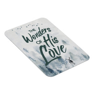 Weihnachten Religiöse Wunder seiner Liebe Segnunge Magnet