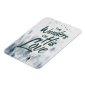 Weihnachten Religiöse Wunder seiner Liebe Segnunge Magnet (Linke Seite)