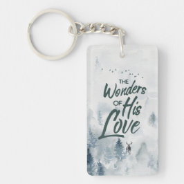 Weihnachten Religiöse Wunder seiner Liebe Segnunge Schlüsselanhänger