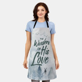 Weihnachten Religiöse Wunder seiner Liebe Segnunge Schürze (Getragen)