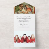 Weihnachten Religiöses Foto Jungfrau Mary Jesus An All In One Einladung (Innen Boden)