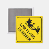 Weihnachten - Rentierzeichen Magnet (Vorderseite/Rückseite)