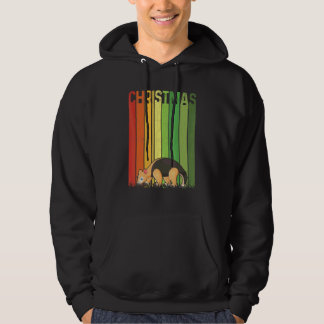 Weihnachten Retro-Aardvark Süße Gruppe passende Xm Hoodie