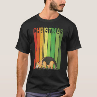 Weihnachten Retro-Aardvark Süße Gruppe passende Xm T-Shirt