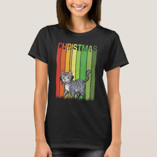 Weihnachten Retro Bobcats Süße Gruppe Passende Xma T-Shirt