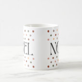 "WEIHNACHTEN" Retro Dotro Weihnachtsgeschenk Tasse (Mittel)