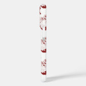 Weihnachten, Retro Jolly Weihnachtsmann in Rot Case-Mate iPhone Hülle (Rückseite / Links)