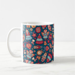 Weihnachten Retro Kaffeetasse