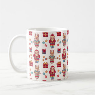 Weihnachten Retro Santa Kaffeetasse