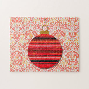 Weihnachten Retro-Stil Kunst-Puzzle Puzzle