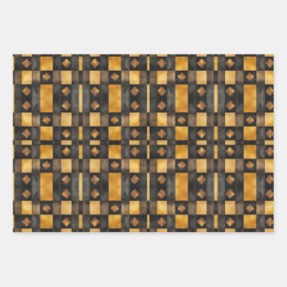 Weihnachten Retro Vintage Stil Geschenkpapier Set