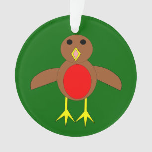Weihnachten Robin Acrylic Ornament