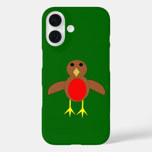 Weihnachten Robin iPhone Case (Rückseite)