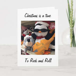 WEIHNACHTEN=ROCK/ROLL MIT DEINEM "SCHATZ" FEIERTAGSKARTE