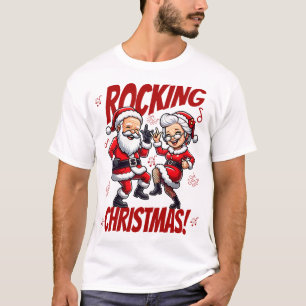 Weihnachten rocken und Frau Claus tanzen T-Shirt
