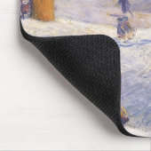 Weihnachten, Rodeln, Central Park Glackens Mousepad (Ecke)