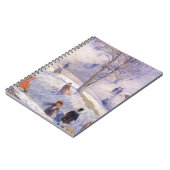 Weihnachten, Rodeln, Central Park Glackens Notizblock (Linke Seite)