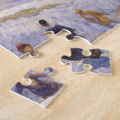 Weihnachten, Rodeln, Central Park Glackens Puzzle (Seite)