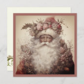 Weihnachten - Rokoko und Rosa Blumen (Vorne/Hinten)