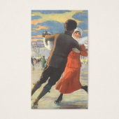 Weihnachten, romantische Couple Ice-Skaten (Vorderseite)