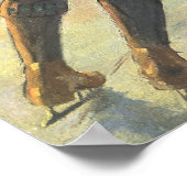 Weihnachten, romantische Couple Ice-Skaten Poster (Ecke)