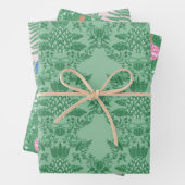 Weihnachten Rosa und Grün Muster Geschenkpapier Set (Beispiel)
