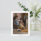 Weihnachten-Rose: Die Abend-Stunde Postkarte (Stehend Vorderseite)