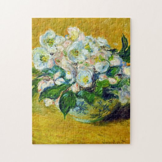 Weihnachten Rose Monet Fine Art Puzzle (Vertikal)