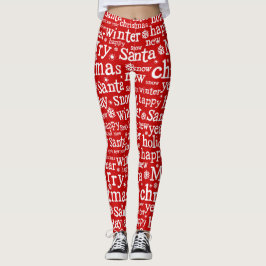 Weihnachten Rot frohe Weihnachten Weihnachten Wint Leggings