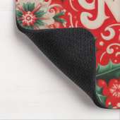 Weihnachten Rot & Grün Mousepad (Ecke)