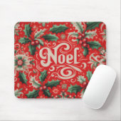Weihnachten Rot & Grün Mousepad (Mit Mouse)